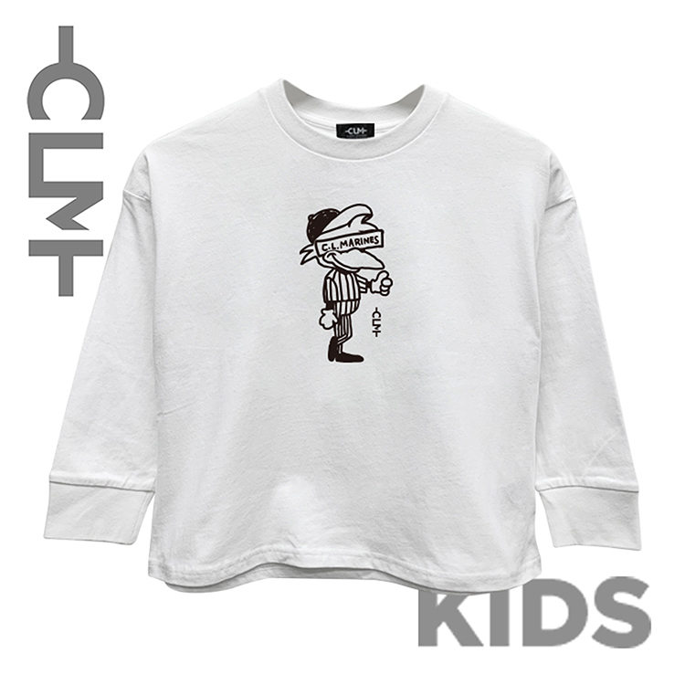 キッズ マーくんイラスト 長袖Tシャツ