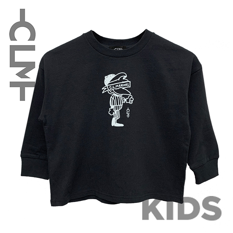 キッズ マーくんイラスト 長袖Tシャツ