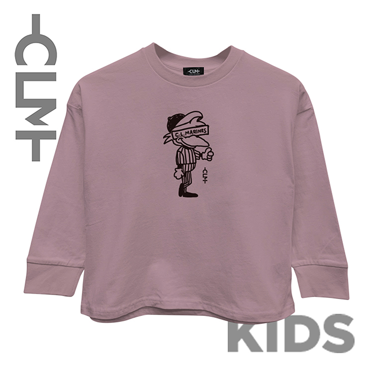 キッズ マーくんイラスト 長袖Tシャツ