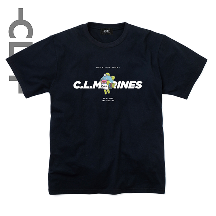 謎の魚 マリーンズロゴBIG Tシャツ