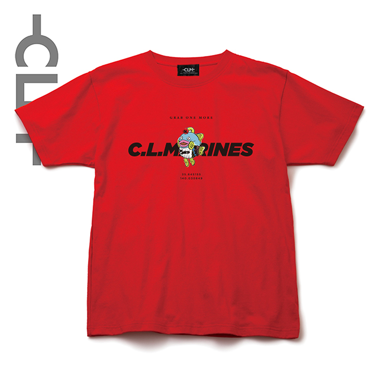 謎の魚 マリーンズロゴBIG Tシャツ