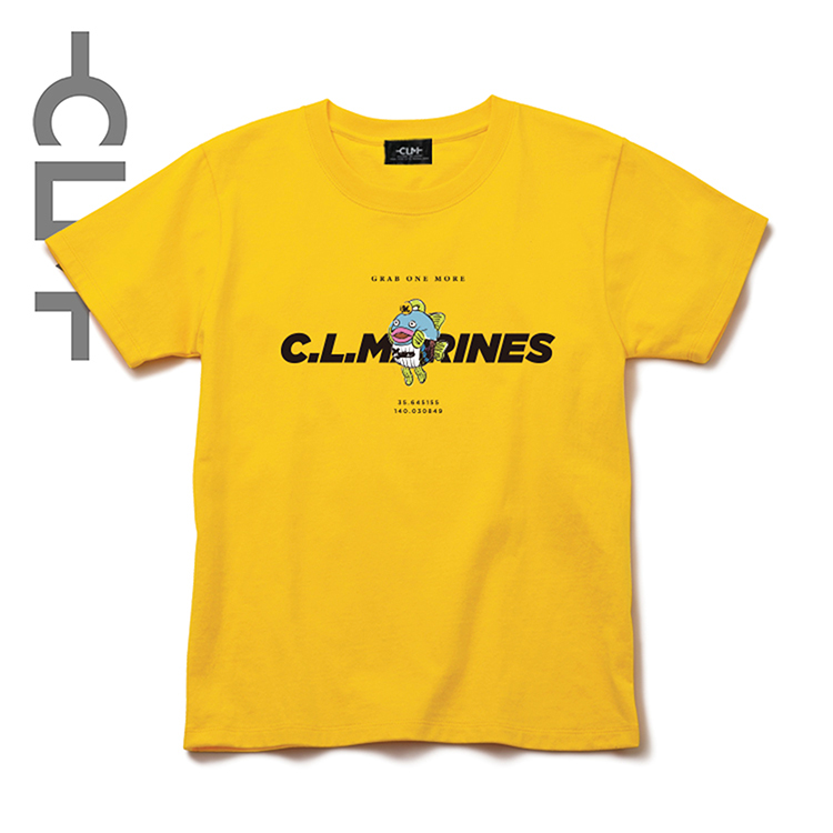 謎の魚 マリーンズロゴBIG Tシャツ