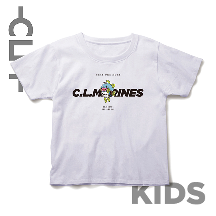 キッズ謎の魚 マリーンズロゴBIG Tシャツ