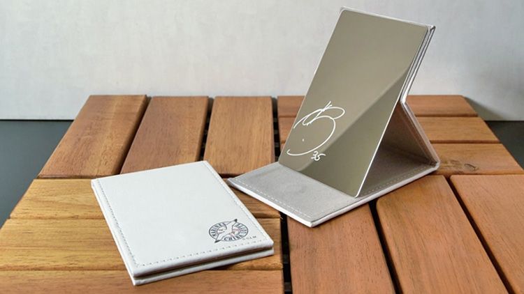 合皮折り畳みミラー