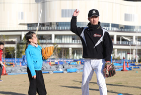 マリーンズ・ベースボール・アカデミー(MBA)野球体験