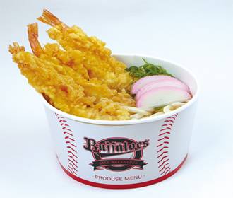 西勇輝選手プロデュース「ゆうちゃんのえび天冷やしうどん」