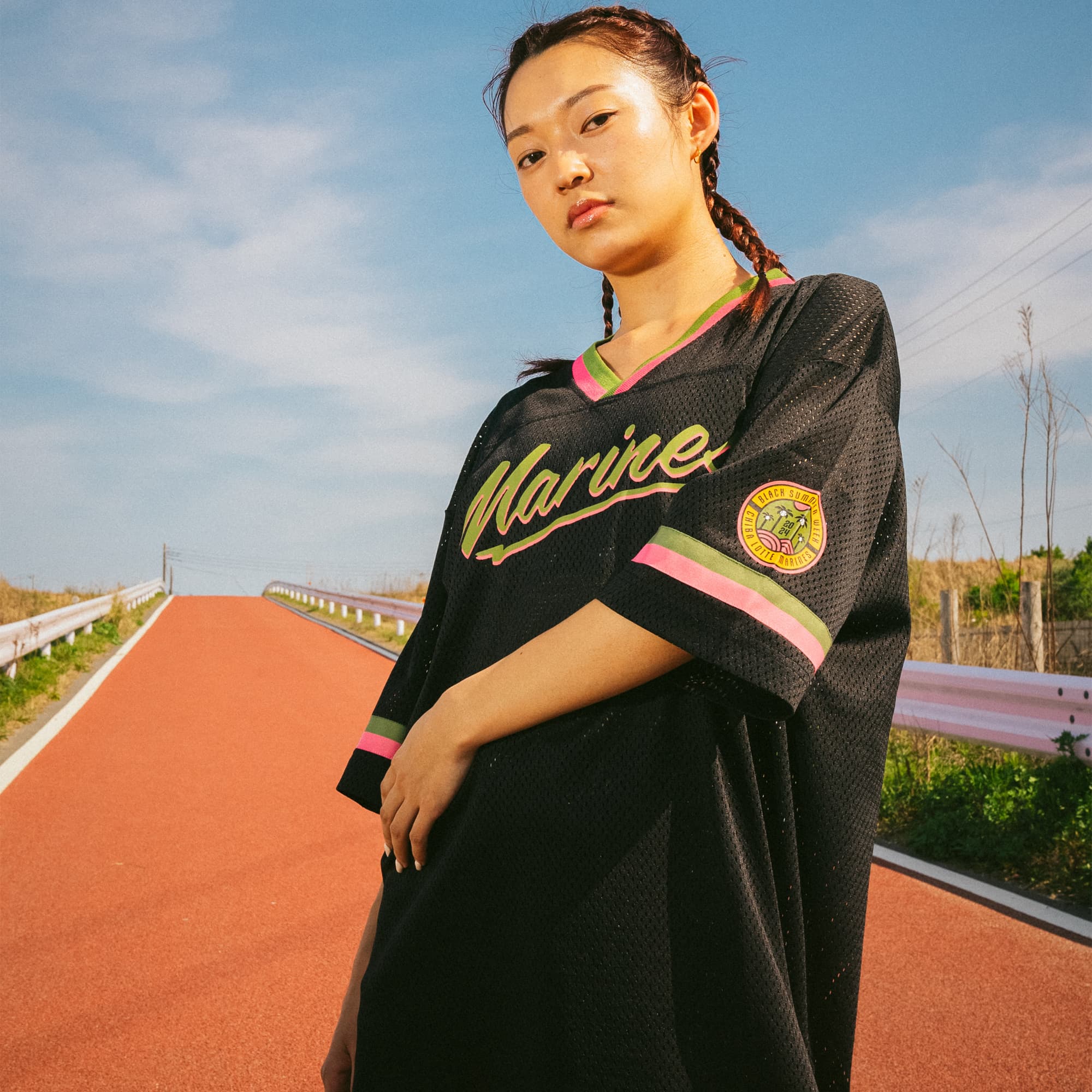 BSWメッシュ半袖Tシャツ(Marines)