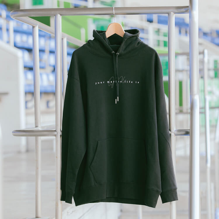 your marine life is SWEAT HOODIE ブラック