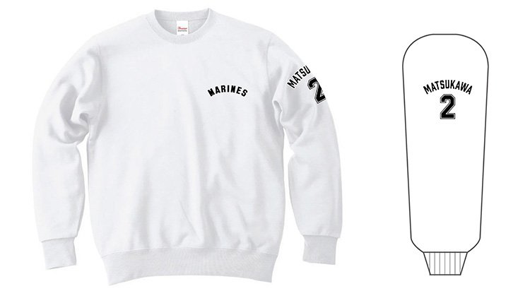 クルーネックスウェット