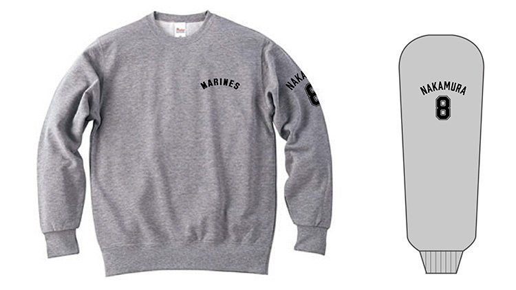 クルーネックスウェット