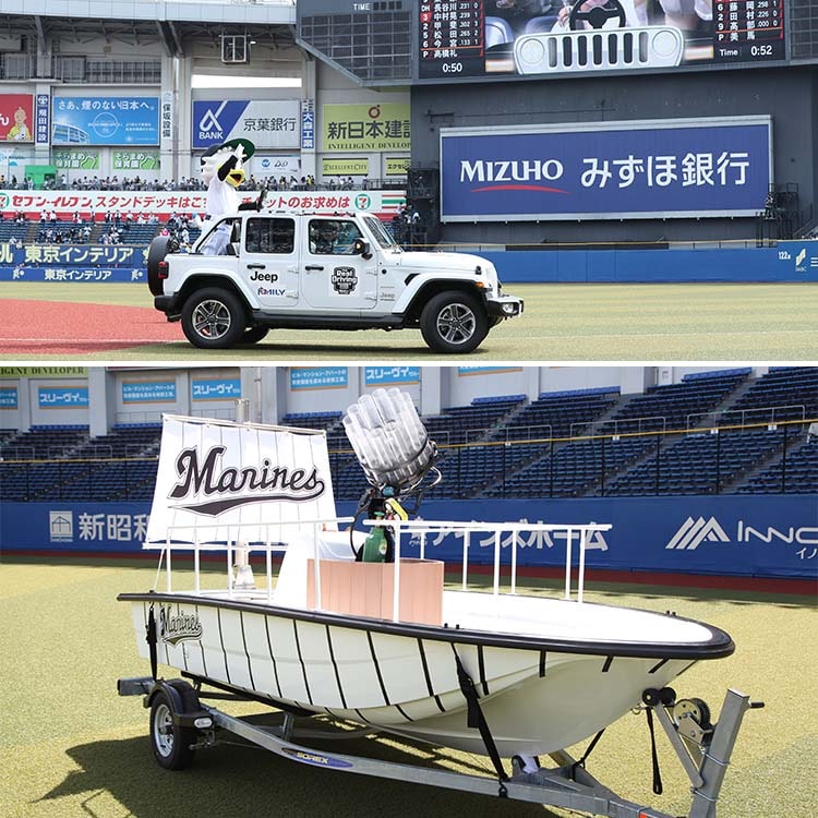 JEEP WRANGLER＆マリーンズ号