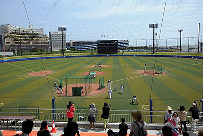 練習見学の様子