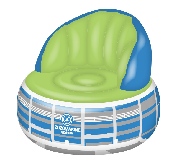 ZOZOマリンスタジアムエアソファー