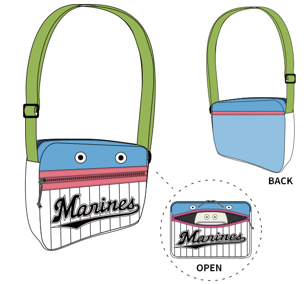 謎の魚 ミニショルダーバッグ