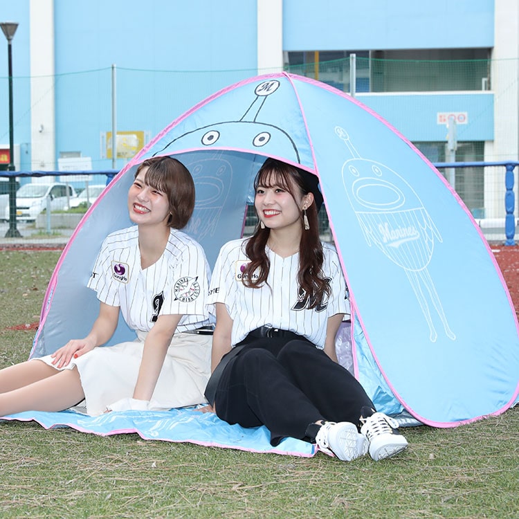 謎の魚ワンタッチテント