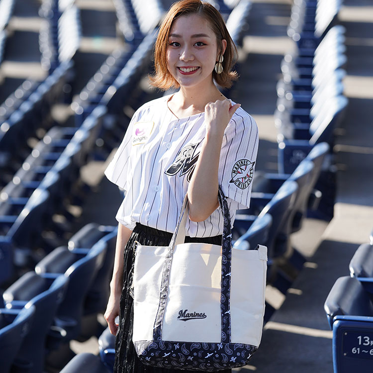 ペイズリー柄トートバッグ