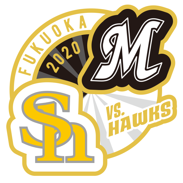 ビジター応援デーピンバッジ（福岡ソフトバンク）