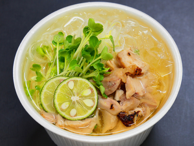 白だし鶏ヌードル