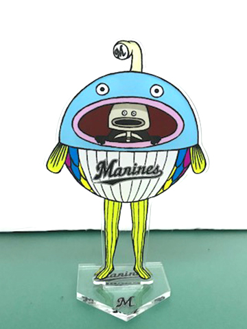 謎の魚 クリップ付きアクリルメモスタンド