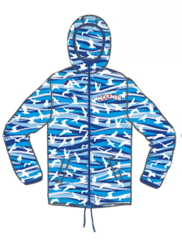 2018マリンフェスタユニフォーム柄ウィンドブレーカー(ブルー)