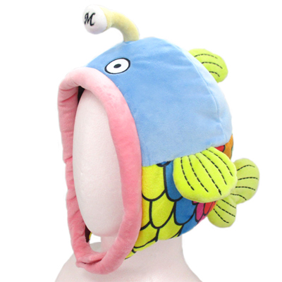 謎の魚 ファンキャップ
