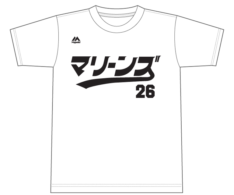 カタカナマリーンズTシャツ ホワイト