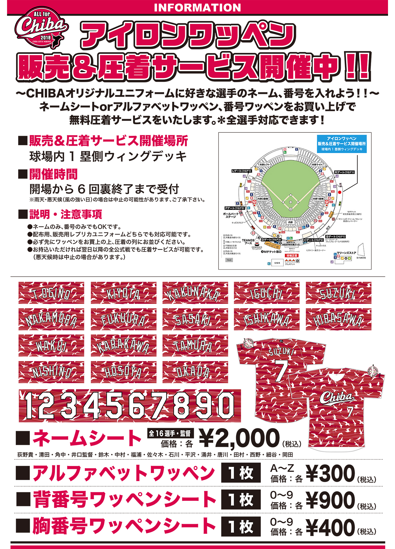 スタジアムマップ