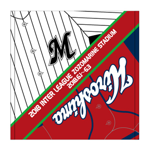 マリーンズ×カープ交流戦ハンドタオル