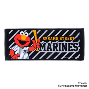 SESAMI STREET ×マリーンズフェイスタオル(ELMO)