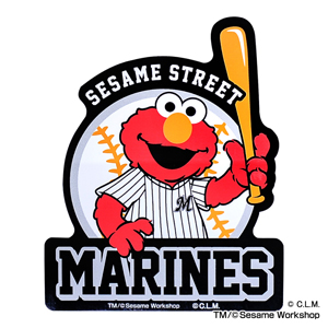 SESAMI STREET ×マリーンズステッカー(ELMO)