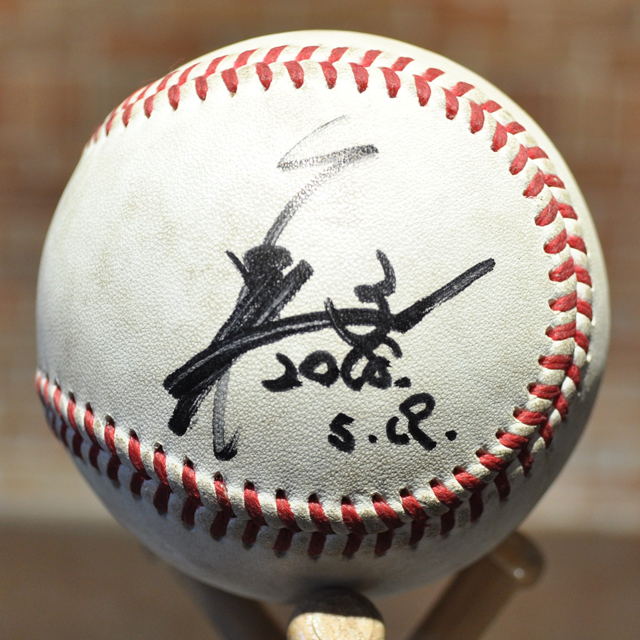 ＃3角中選手ヒーロー試合球