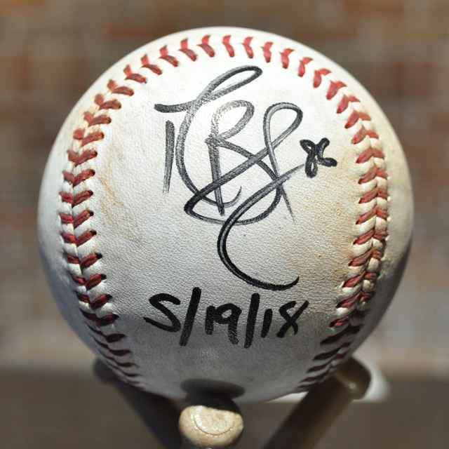 ＃86ボルシンガー投手ヒーロー試合球