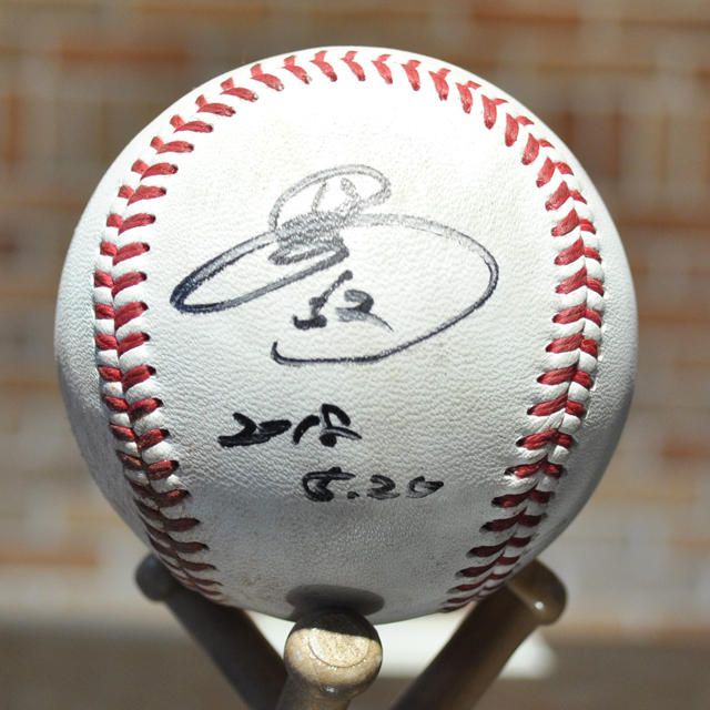 ＃52益田投手ヒーロー試合球