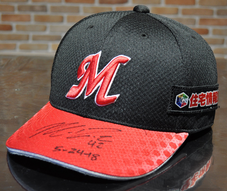 ＃42ドミンゲス選手ヒーローキャップ(CHIBA)