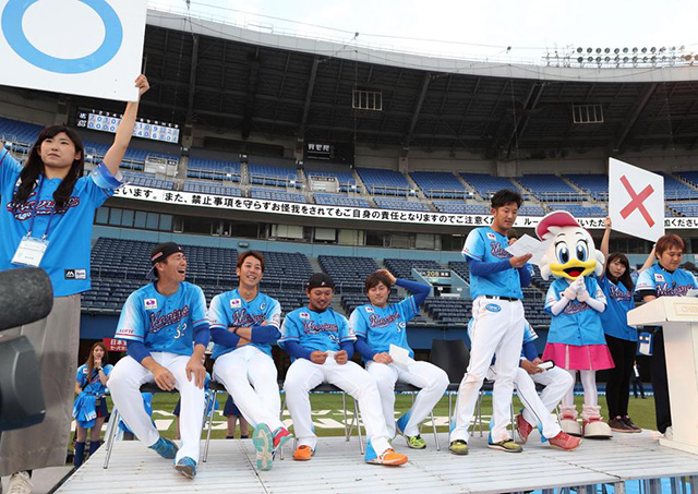 選手とのフィーリングクイズ