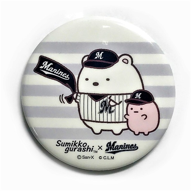[画像]すみっこぐらし 缶バッジ しろくま・たぴおか