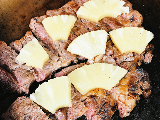 ハワイアンビーフステーキ