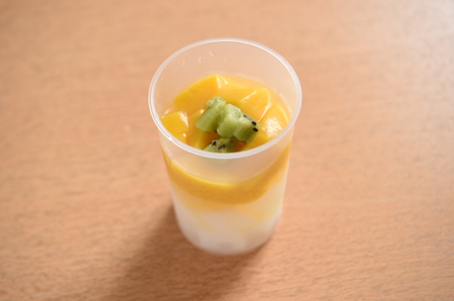 ナタデココ入りマンゴープリン