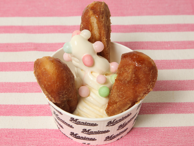 幸せの揚げパンアイス ~かわいいスイーツで幸せをシェア~