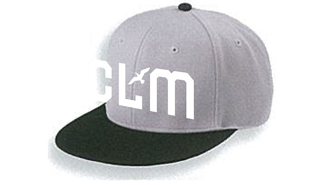 CLMロゴキャップグレー黒