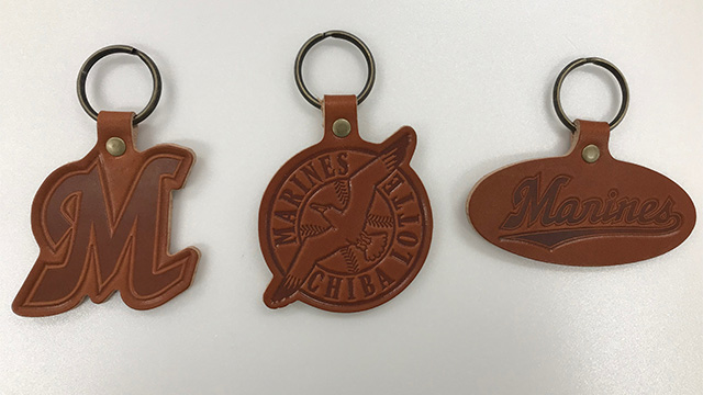 本革製キーホルダー