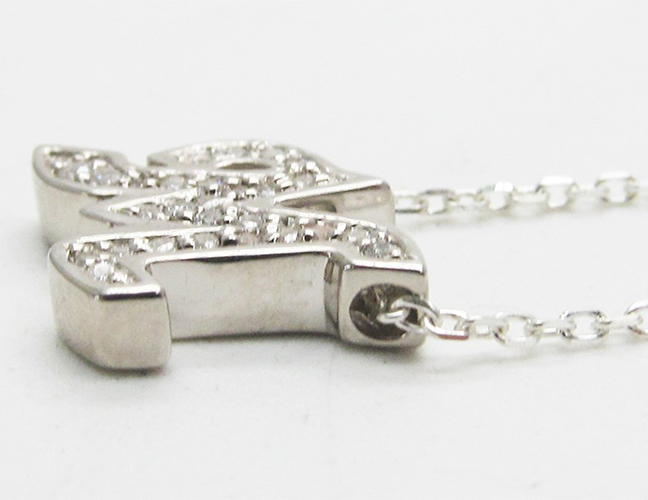 レディースMロゴネックレス②