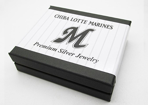 メンズMイニシャル ネックレスス⑤