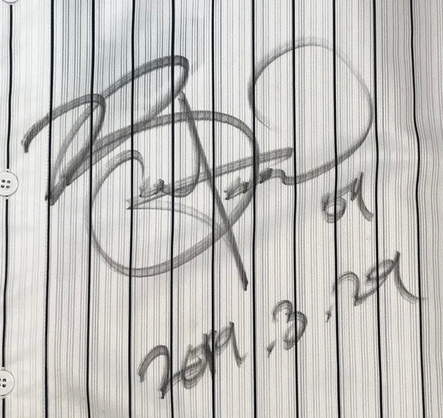 レアード選手ヒーローユニフォーム②