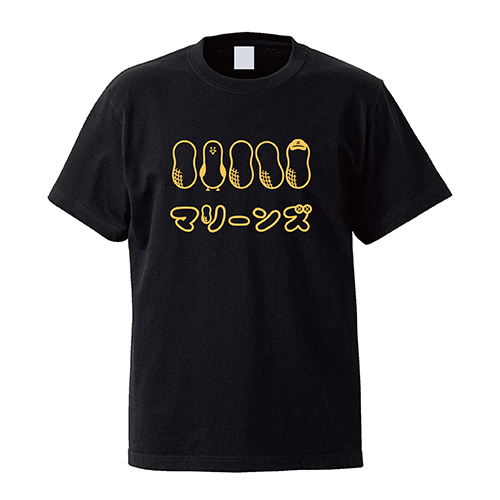 らっかもめTシャツ黒
