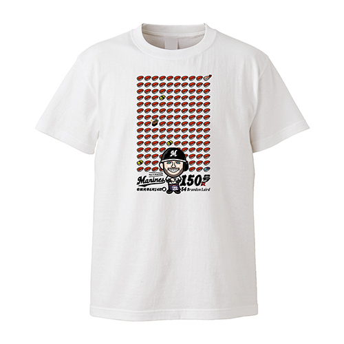 レアード選手通算150本塁打記念Tシャツ①白