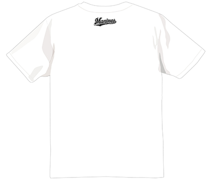 マジワランロゴTシャツ白 裏