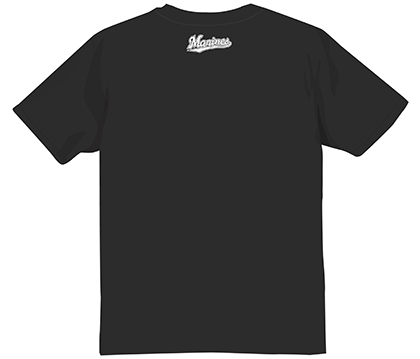 マジワランロゴTシャツ黒 裏