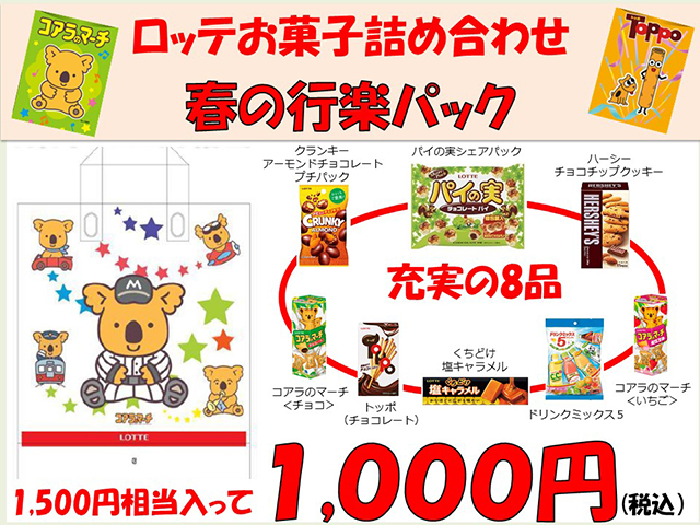 ロッテのお菓子詰合せ