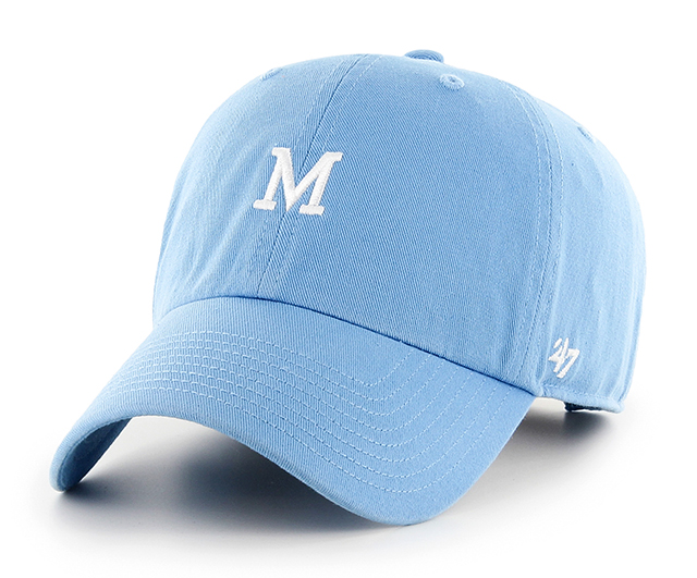 Marines カレッジフォントミニロゴ&レザー '47 CLEAN UP コロンビア